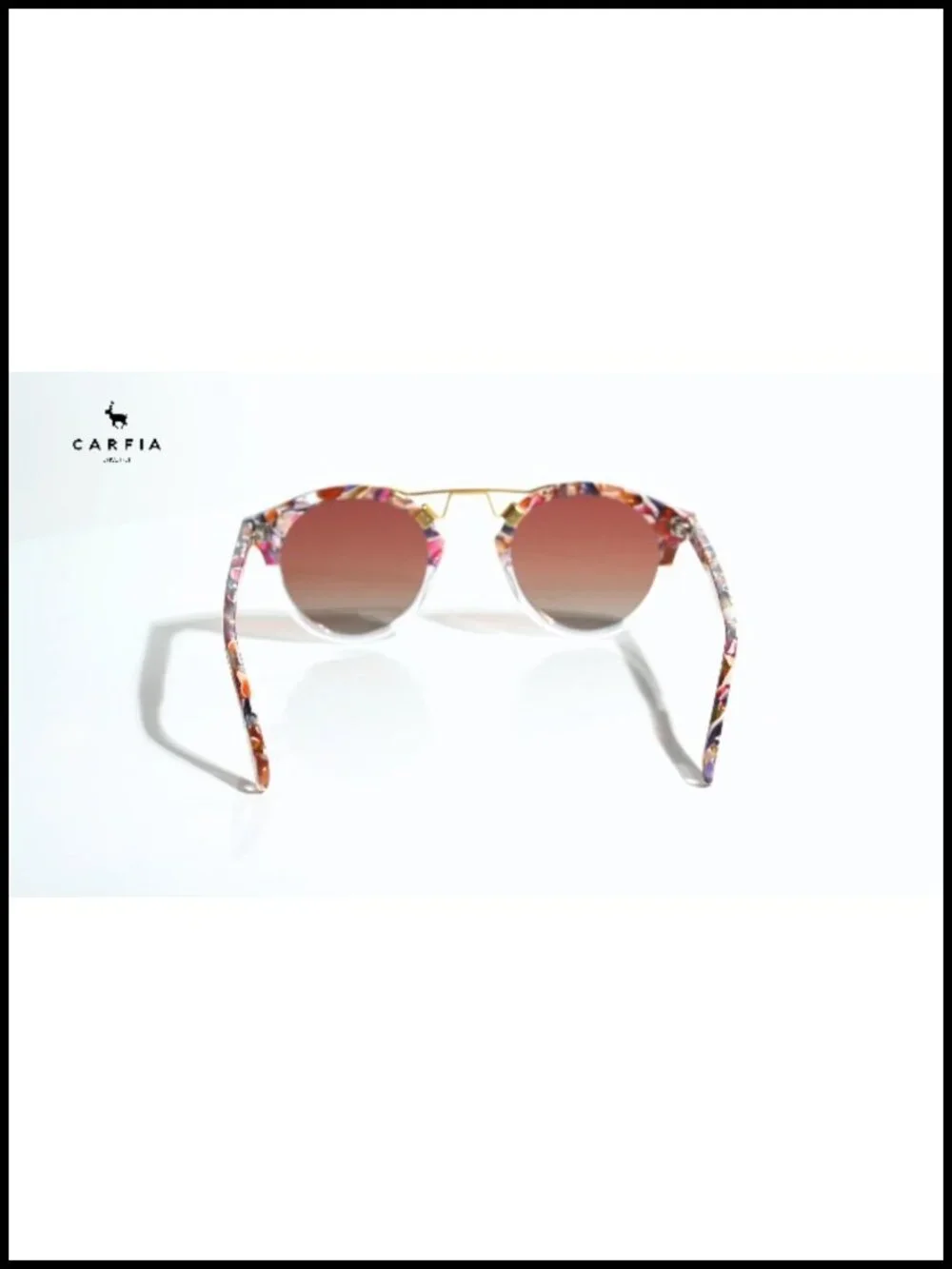 Small Face Retro Acetate Polarized Sunglasses for Women UV Protection